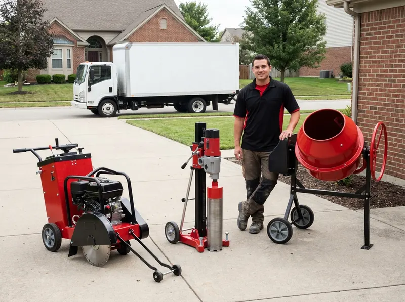 Concrete Cutting, Core Drilling, and Mixing Equipment Rentals in Columbus, OH